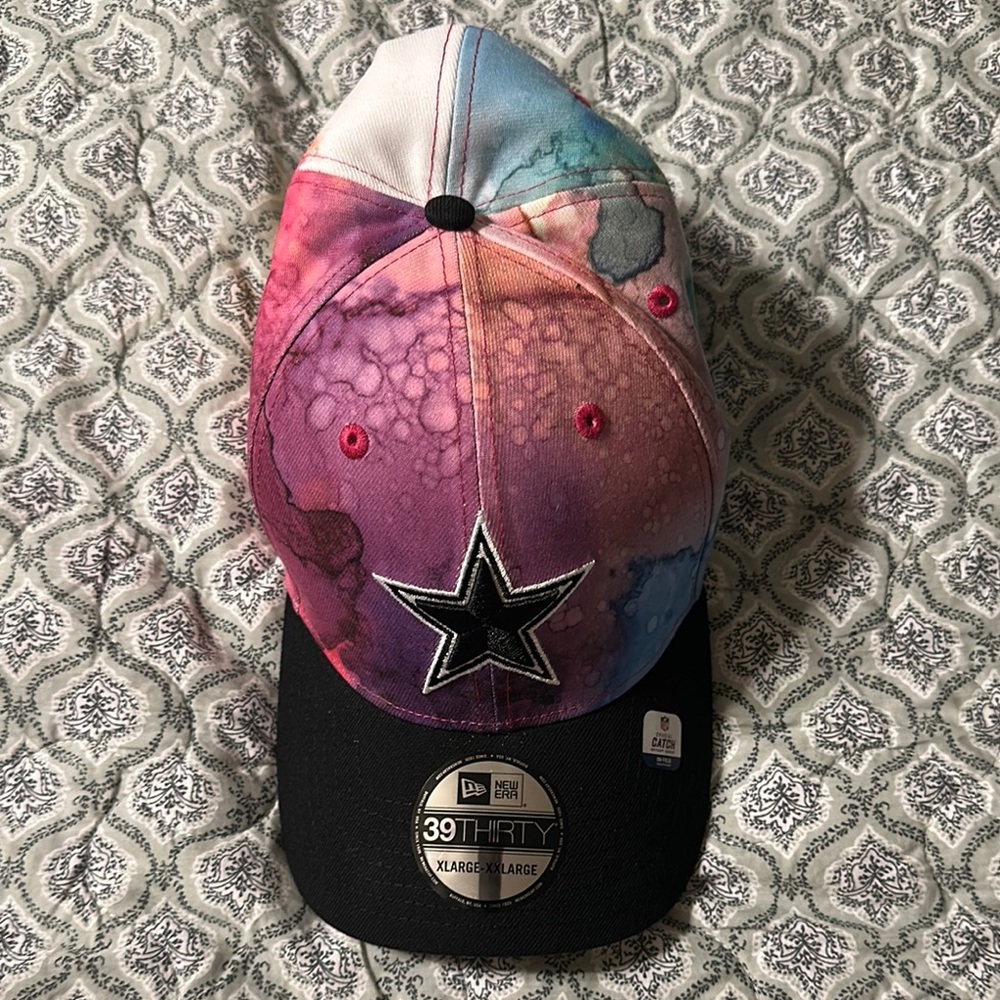 Dallas Cowboys New Era Multicolor Star Logo Cap 39Thirty XL XXL - Picture 7 of 7